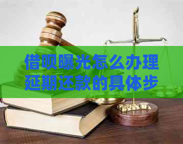 网贷曝光怎么办理延期还款的具体步骤