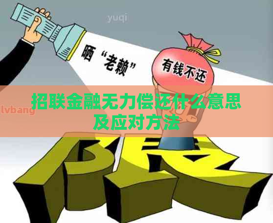 招联金融无力偿还什么意思及应对方法