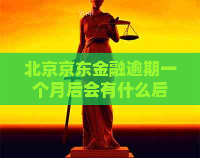北京京东金融逾期一个月后会有什么后果