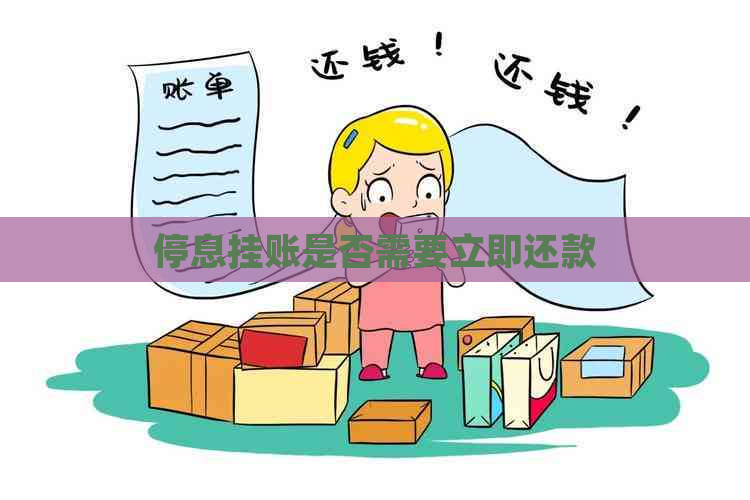 停息挂账是否需要立即还款