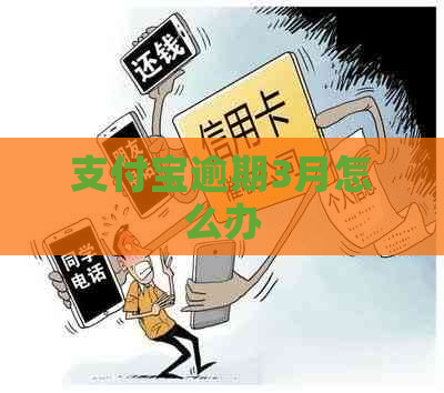 支付宝逾期3月怎么办