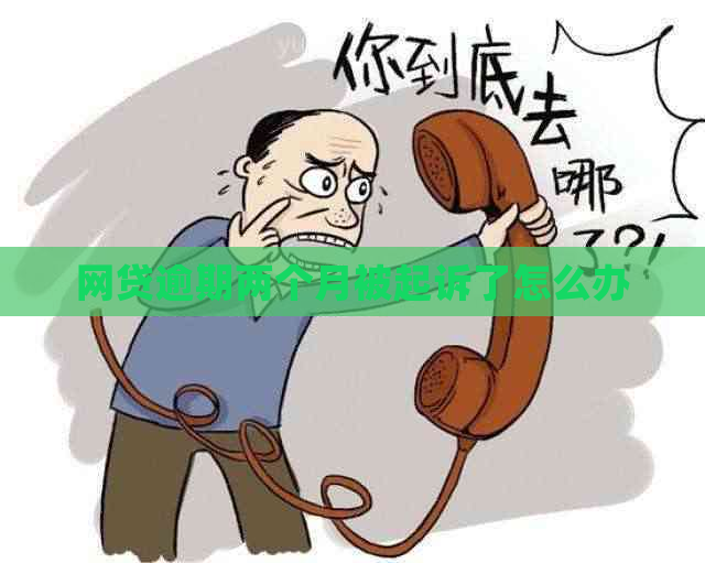 网贷逾期两个月被起诉了怎么办