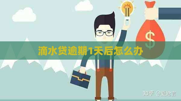 滴水贷逾期1天后怎么办