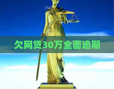 欠网贷30万全面逾期