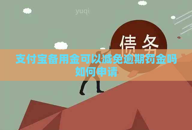 支付宝备用金可以减免逾期罚金吗如何申请