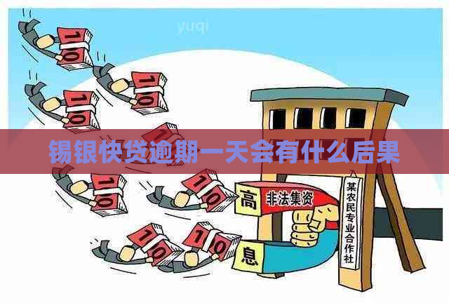 锡银快贷逾期一天会有什么后果