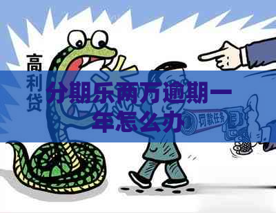 两万逾期一年怎么办