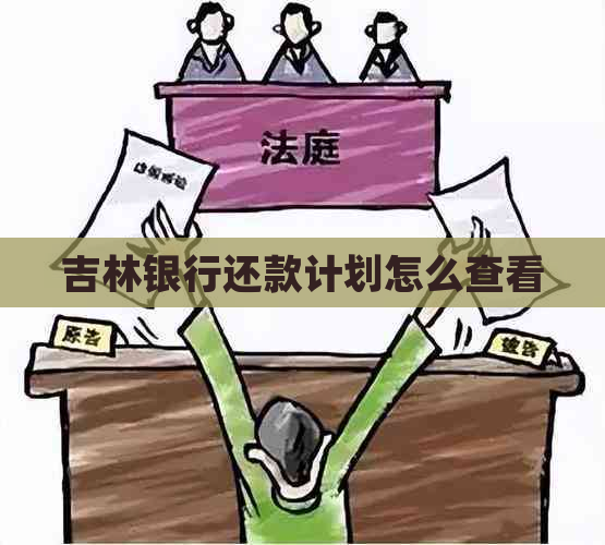 吉林银行还款计划怎么查看