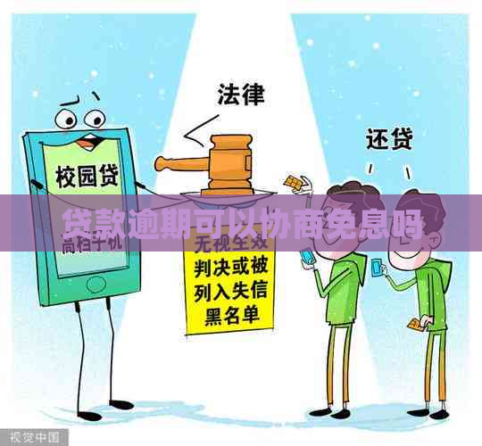 贷款逾期可以协商免息吗