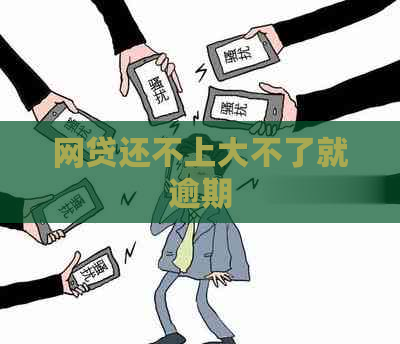 网贷还不上大不了就逾期