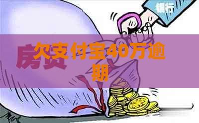 欠支付宝40万逾期