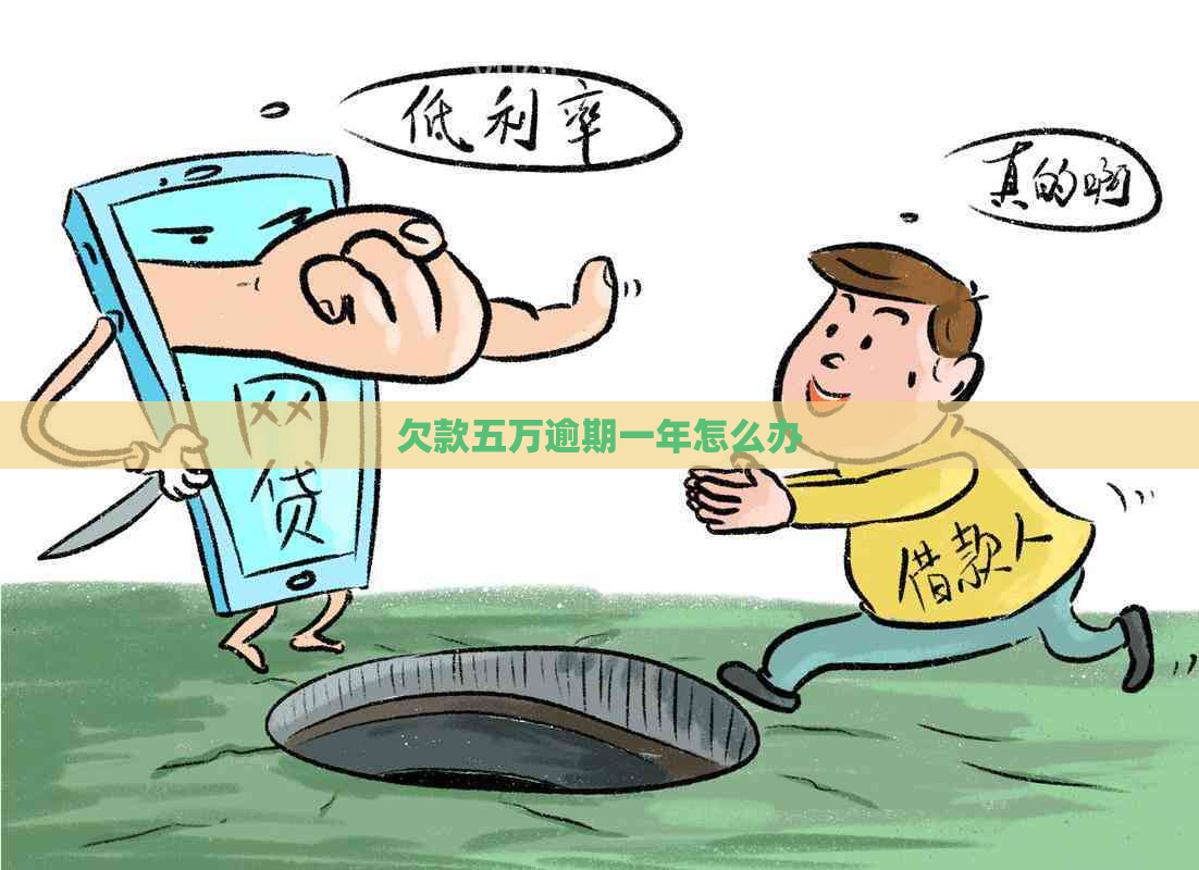 欠款五万逾期一年怎么办