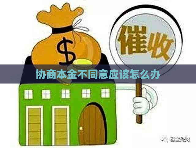 协商本金不同意应该怎么办