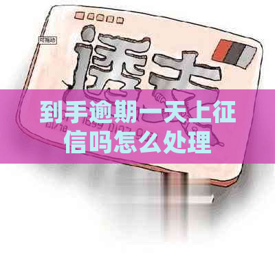 到手逾期一天上吗怎么处理