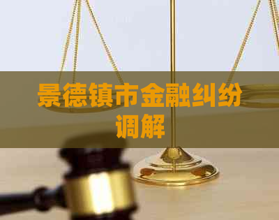 景德镇市金融纠纷调解
