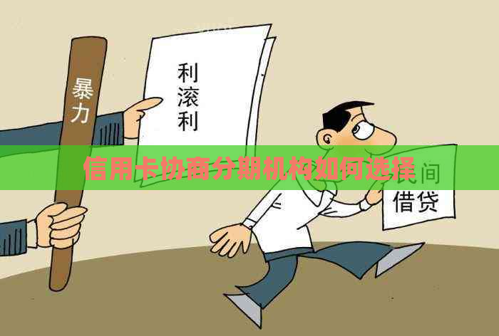 信用卡协商分期机构如何选择