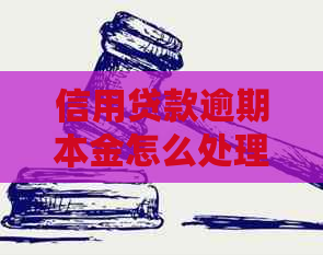信用贷款逾期本金怎么处理