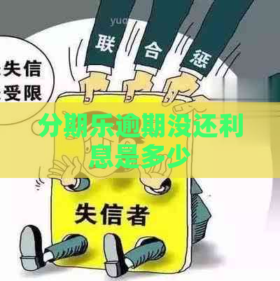 逾期没还利息是多少
