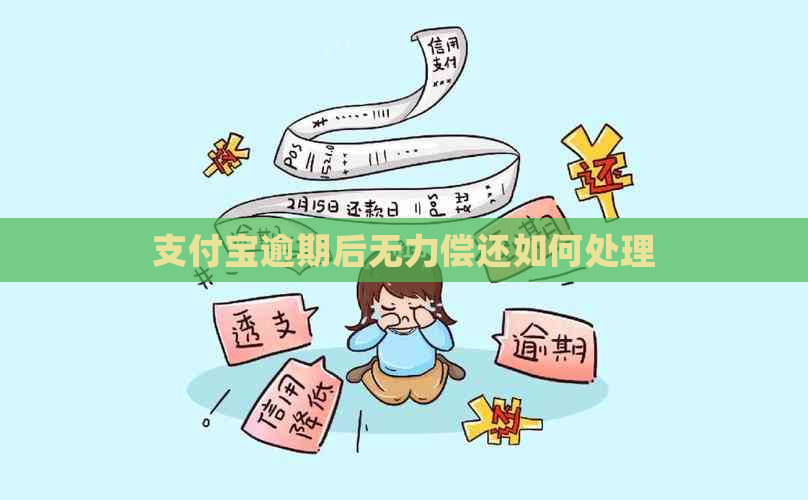 支付宝逾期后无力偿还如何处理
