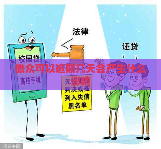 微众可以逾期几天会产生什么影响