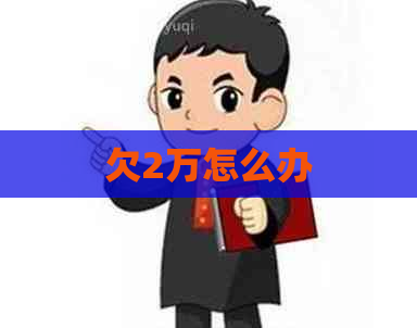 欠2万怎么办