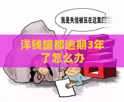 洋钱罐都逾期3年了怎么办