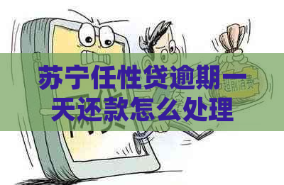 苏宁任性贷逾期一天还款怎么处理