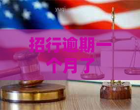 招行逾期一个月了