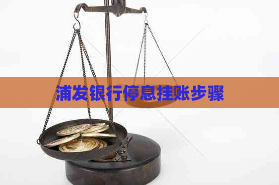 浦发银行停息挂账步骤