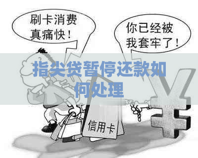 指尖贷暂停还款如何处理