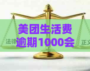 美团生活费逾期1000会被起诉吗真的吗