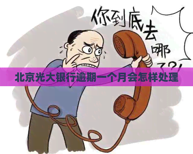 北京光大银行逾期一个月会怎样处理