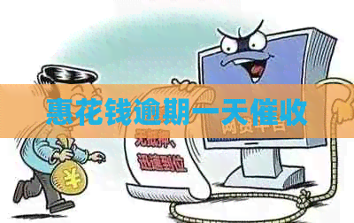 惠花钱逾期一天