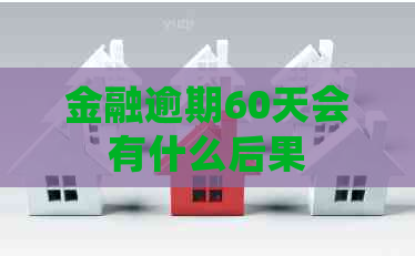 金融逾期60天会有什么后果