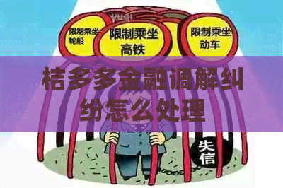 桔多多金融调解纠纷怎么处理