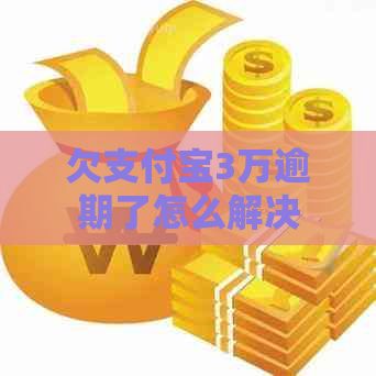 欠支付宝3万逾期了怎么解决