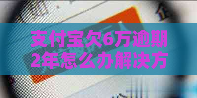 支付宝欠6万逾期2年怎么办解决方法