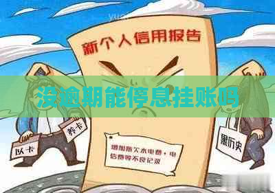 没逾期能停息挂账吗