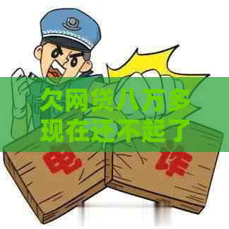 欠网贷八万多现在还不起了怎么办