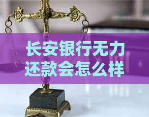 长安银行无力还款会怎么样