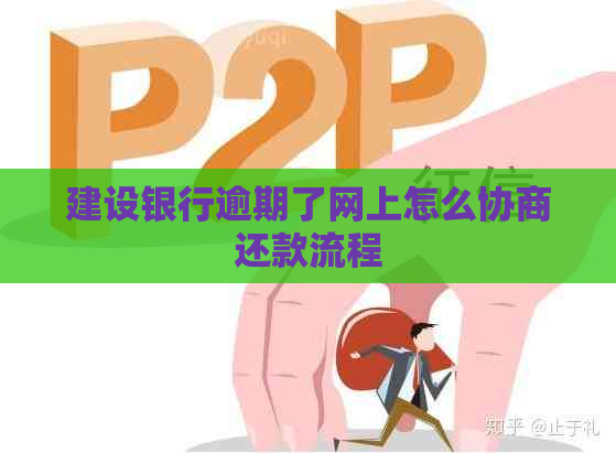 建设银行逾期了网上怎么协商还款流程
