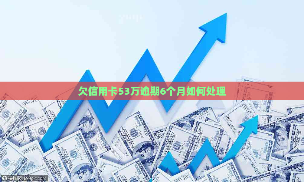 欠信用卡53万逾期6个月如何处理