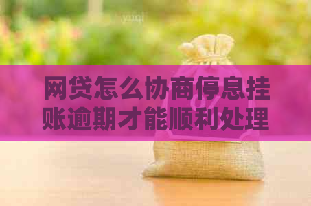 网贷怎么协商停息挂账逾期才能顺利处理