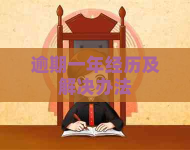 逾期一年经历及解决办法