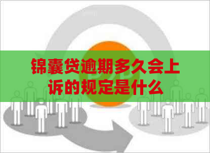 锦囊贷逾期多久会上诉的规定是什么