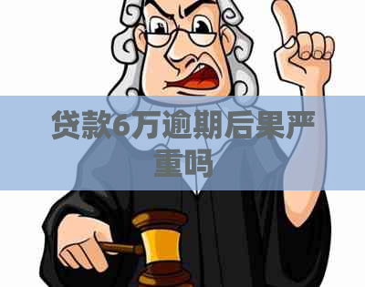 贷款6万逾期后果严重吗