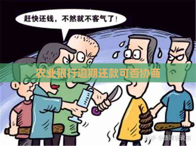 农业银行逾期还款可否协商