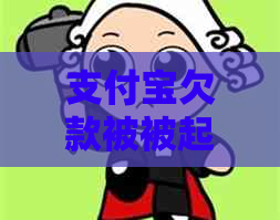 支付宝欠款被被起诉会怎么样