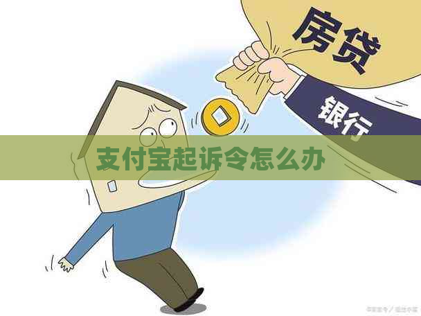 支付宝起诉令怎么办