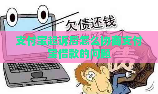 支付宝起诉后怎么协商支付宝借款的问题